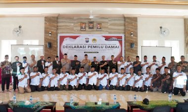 Kapolresta-Sidoarjo-Ikuti-Deklarasi-Pemilu-Damai-LDII-Jatim