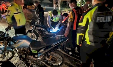 Respon-Keluhan-Warga-di-Jumat-Curhat,-Polres-Probolinggo-Amankan-Puluhan-Motor-Diduga-Balap-Liar