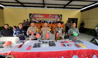 Ungkap-Kasus-3C,-Polresta-Sidoarjo-Berhasil-Tangkap-Spesialis-Curanmor