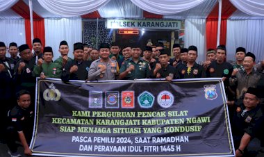 Pelihara-Harmonisasi,-Polres-Ngawi-Buka-Puasa-Bersama-Perguruan-Pencak-Silat