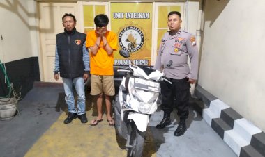 Kurang-dari-24-jam-Polisi-Berhasil-Ungkap-Curanmor-di-Gresik-Satu-Tersangka-Diamankan