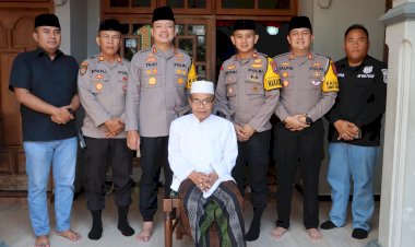 Cooling-System-Pilkada-2024,-Kapolres--Tulungagung-Silaturahmi-ke-Ponpes-Al-Hikmah-Melathen
