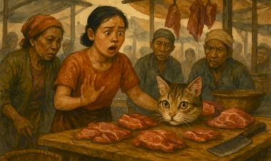 Video-Potongan-Kepala-Kucing-di-Pasar-Sepanjang,-Begini-Respon-Polisi