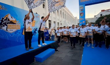 Polda-Jatim-Gelar-Semeru-Fun-Run-2026-di-Kota-Lama-Surabaya,-Ribuan-Peserta-Meriahkan-Hari-Bhayangkara-ke-80