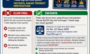 Korlantas-Polri-Masyarakat-Diimbau-Tidak-Mudah-Percaya-Hoaks-Terkait-Polisi-Akan-Denda-Rp250-Ribu-untuk-Ban-Gundul