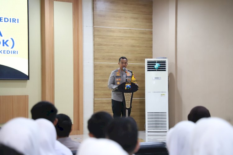 Polres Kediri Beri Pembakalan Pelajar Duta Kamtibmas Tumbuhkan Budaya Tertib Sejak Dini