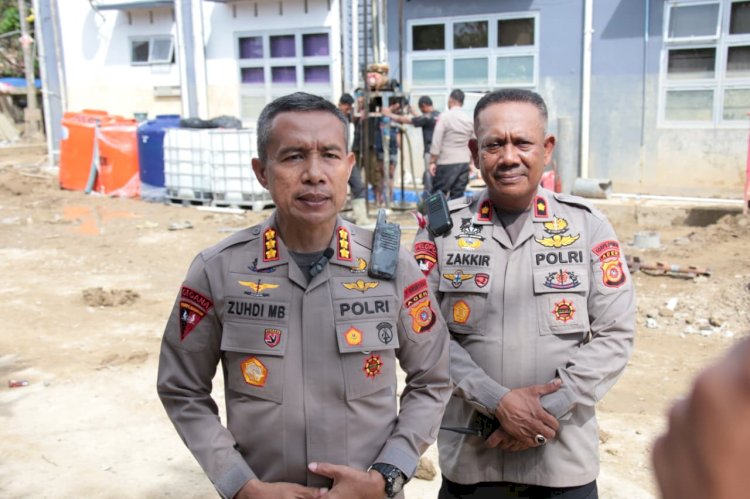 Polri Terus Kebut Pembangunan Sumur Bor di Berbagai Fasilitas Umum di Aceh Tamiang