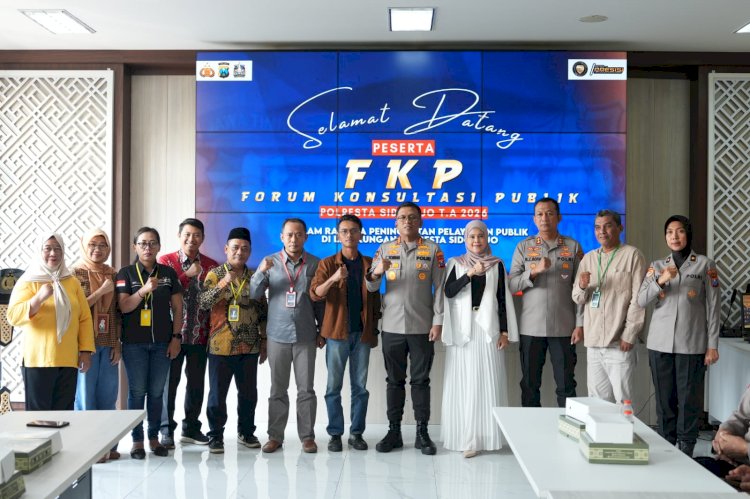 Polresta Sidoarjo Gelar Forum Konsultasi Publik untuk Optimalisasi Pelayanan