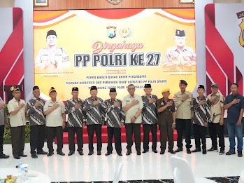 Komitmen Pengabdian dalam HUT PP Polri Ke-27 di Polresta Sidoarjo
