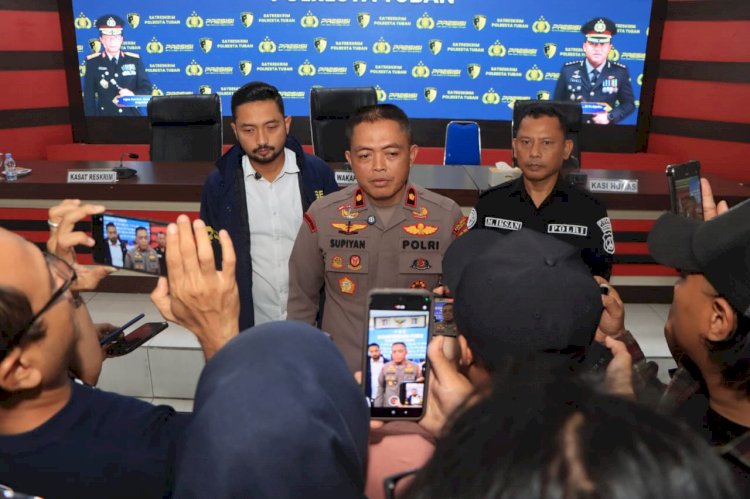 Polresta Tuban Amankan 8 Tersangka Pengeroyokan di 4 Lokasi