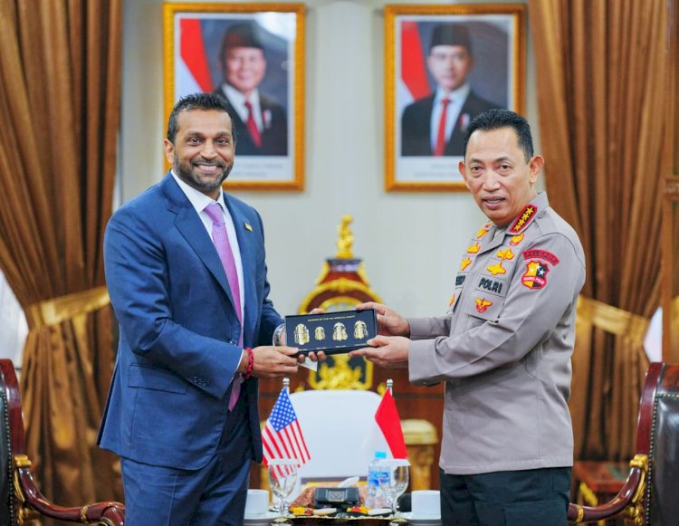 Kapolri Polri Siap Perkuat Kerja Sama Penegakan Hukum Internasional Bersama FBI Hadapi Kejahatan Modern