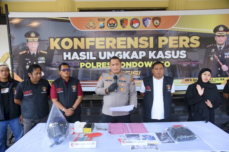 Polres Bondowoso Amankan Tersangka Percobaan Pembobolan ATM dan Pencurian di Tiga Lokasi