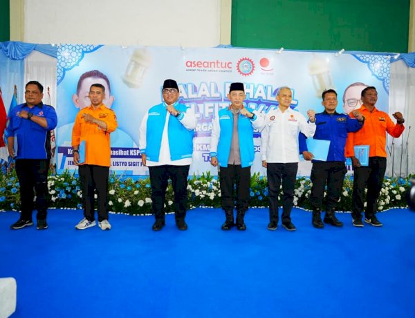 Halal Bihalal dengan Buruh, Kapolri Komitmen Perkuat Soliditas dengan Buruh, Ciptakan Iklim Investasi Kondusif