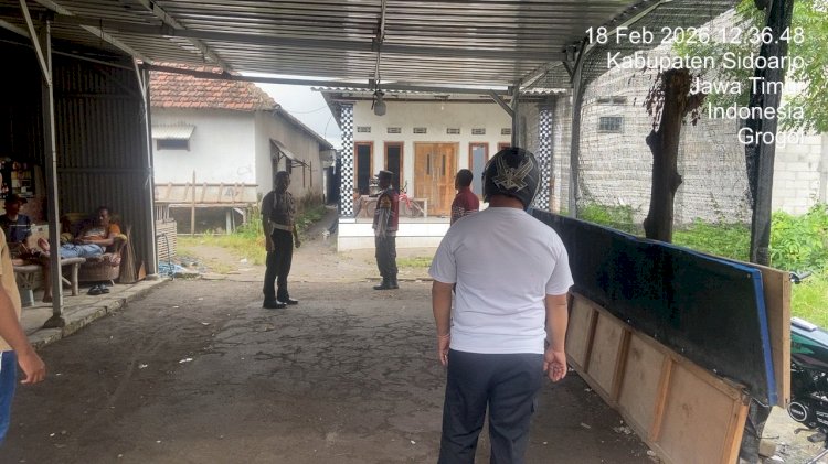 Polsek Tulangan Datangi Lokasi Diduga Tempat Sabung Ayam